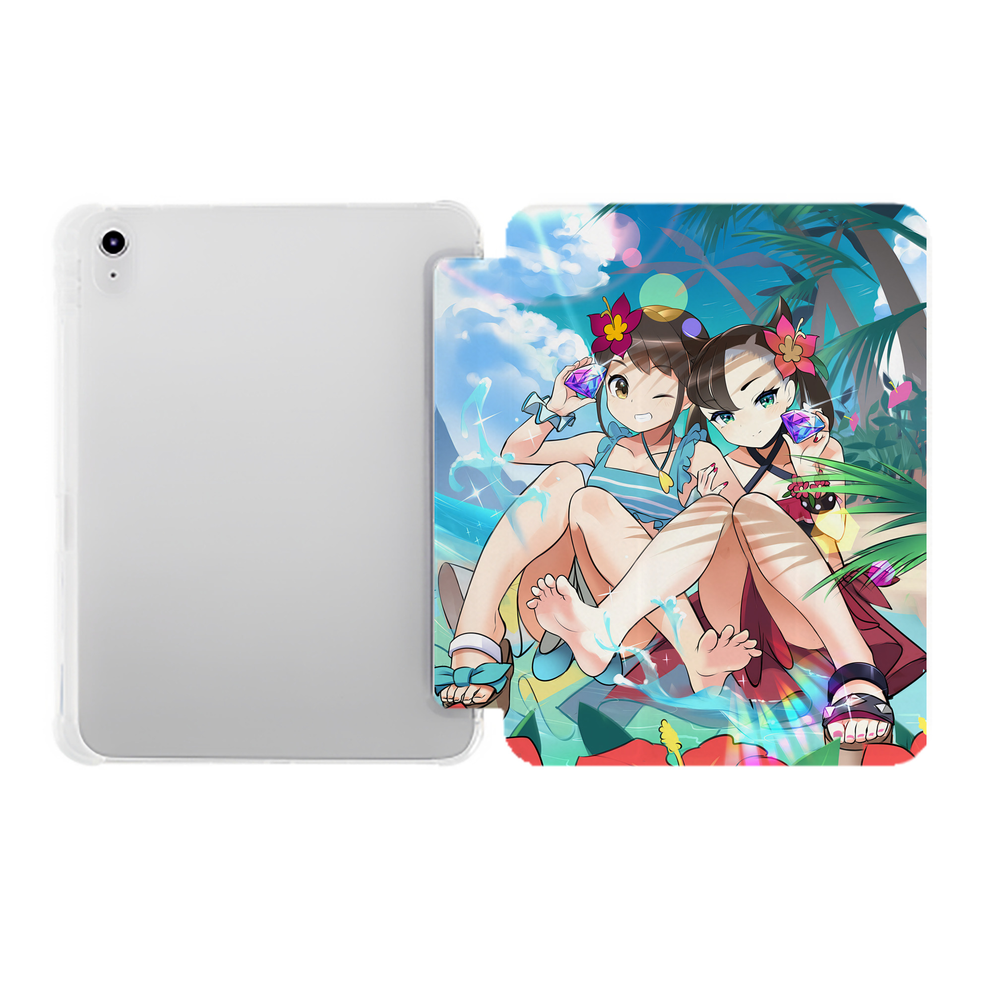（画像用） ポケットモンスター Pokémon IPad ケース ペン収納付き 三つ折りスタンド PUレザー×シリコン 対応機種9.5/10.5/10.9インチ